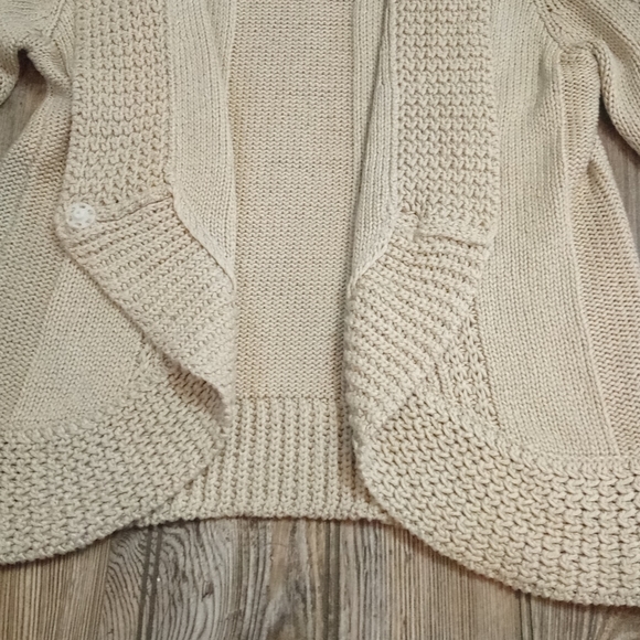 Long Sleeve Knit Crochet Cardigan Sweater Top - Picture 5 of 15